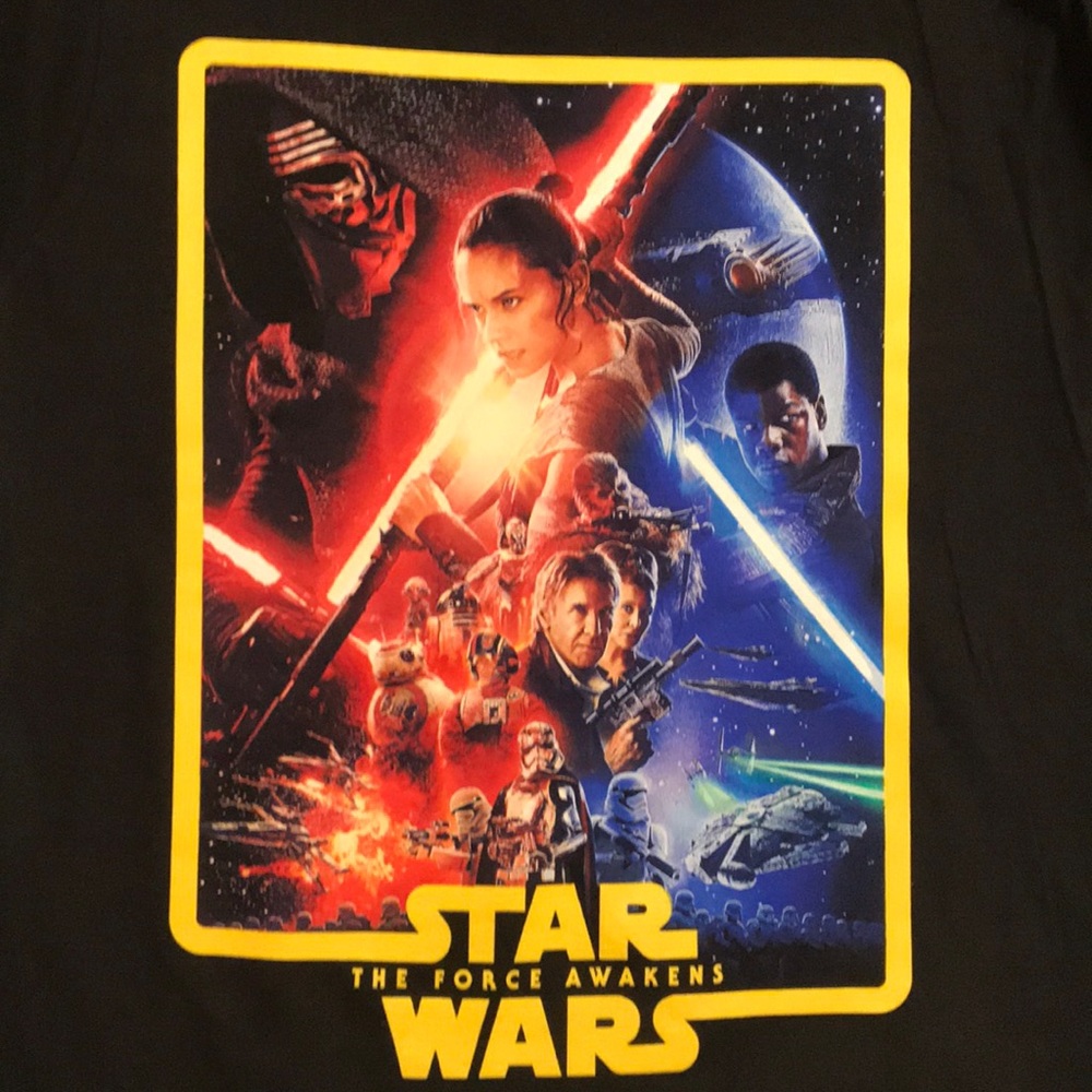 Black STAR WARS Short Sleeve T-shirt - Size L $15